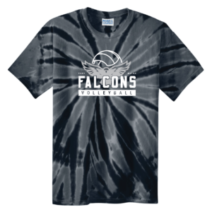 Falcons Volleyball Tie Dye Tee