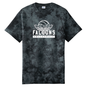 Falcons Volleyball Crystal Tie-Dye
