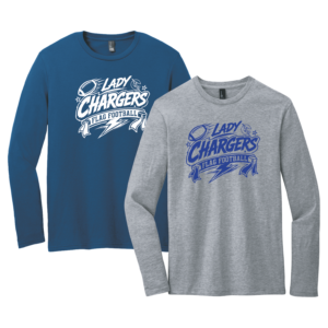Very Important Lady Chargers Flag Football Long Sleeve