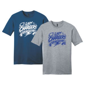 Very Important Lady Chargers Flag Football Tee