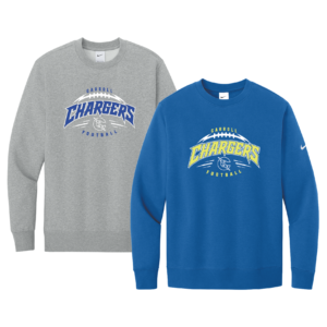 Chargers Nike Swoosh Crewneck