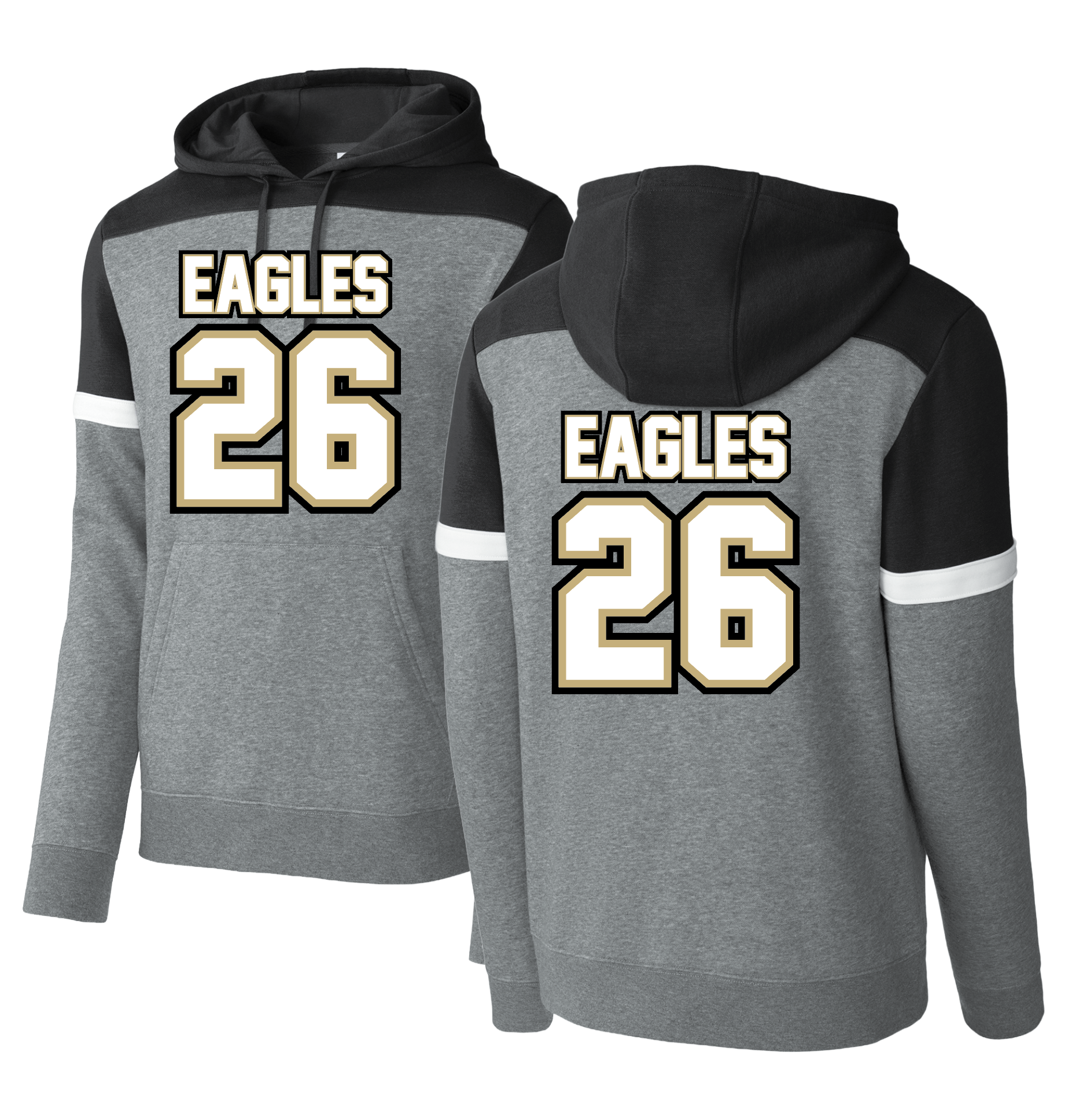 Custom Player Fleece Colorblock Hoodie